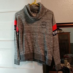 Pink baggy neck sweatshirt